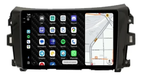 CENTRAL MULTIMIDIA 9" ADAK NISSAN FRONTIER 17/24  ANDROID 8CORE + 6GB RAM + 128GB ROM