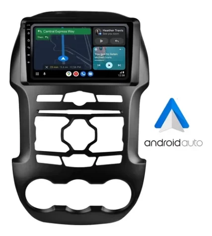 FORD RANGER MULTIMEDIA 9" ADAK ANDROID 4CORE + 2GB RAM + 64GB ROM + COMANDO DE VOZ