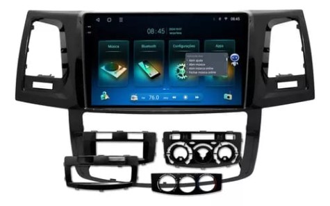 MULTIMEDIA 9" TOYOTA HILUX 06/16 ADAK ANDROID 8CORE + 4GB RAM + 64GB ROM + CHIP 4G