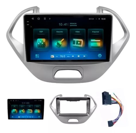 MULTIMEDIA 9" FORD KA 18/22 ADAK ANDROID 8CORE + 4GB RAM + 64GB ROM + CHIP 4G