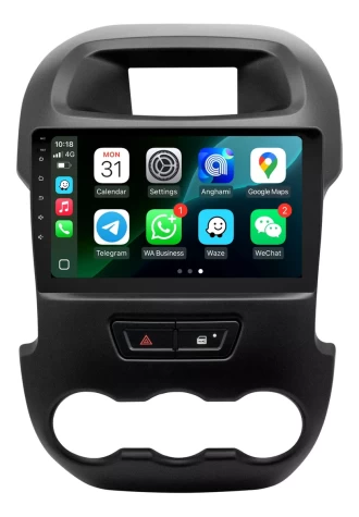 MULTIMEDIA PREMIUM 9" FORD RANGER ADAK ANDROID 8CORE + 6GB RAM + 128GB ROM + CHIP 4G