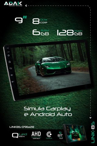 MULTIMEDIA 10.1" ANDROID JEEP COMPASS 2017 AL 2022 ADAK ANDROID 8CORE + 6GB RAM + 128GB ROM + CHIP 4G