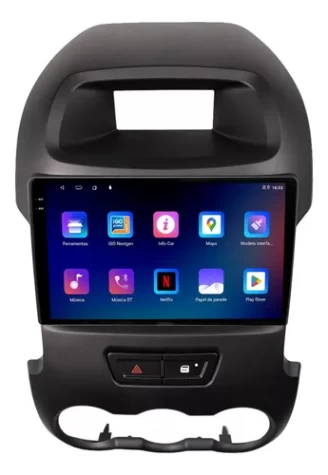 FORD RANGER MULTIMEDIA 9" ADAK ANDROID 4CORE + 2GB RAM + 64GB ROM + COMANDO DE VOZ